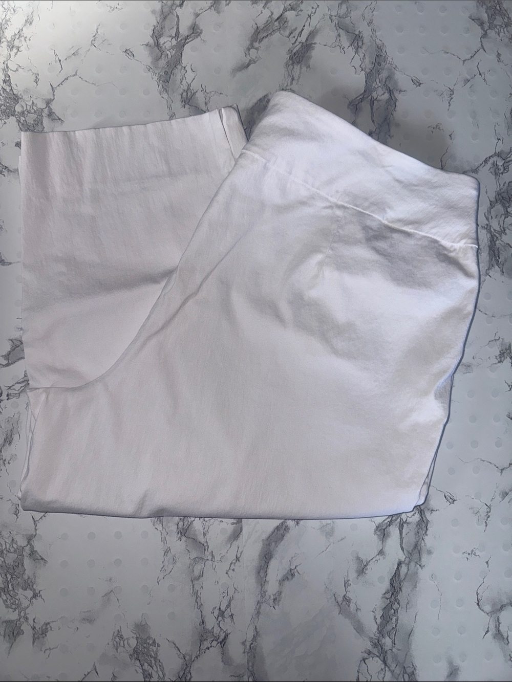 Covington Essentials Pull-On Capri Pants White Size 20W